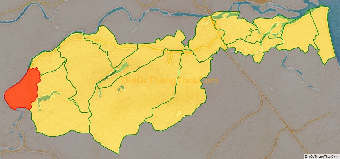 Bản đồ vị trí và địa giới hành chính Xã Duy Thu, huyện Duy Xuyên