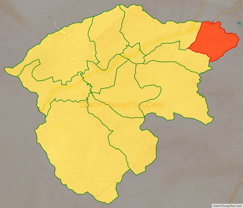 Bản đồ vị trí và địa giới hành chính Xã Bình Lâm, huyện Hiệp Đức