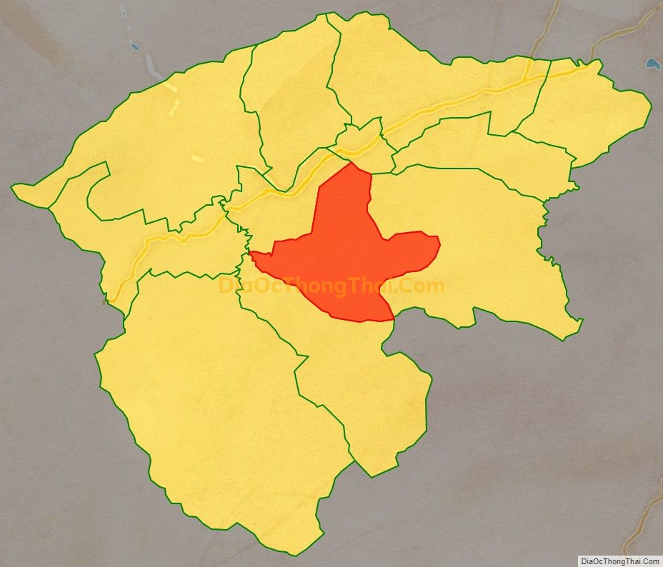 Bản đồ vị trí và địa giới hành chính Xã Quế Lưu, huyện Hiệp Đức