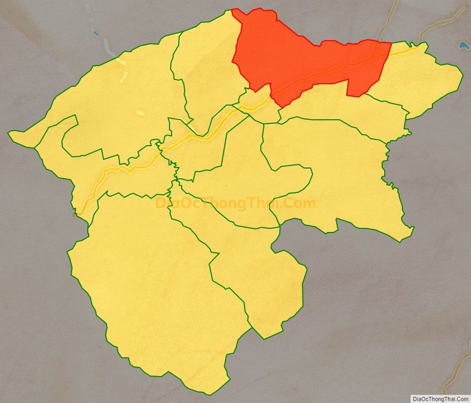 Bản đồ vị trí và địa giới hành chính Xã Quế Thọ, huyện Hiệp Đức