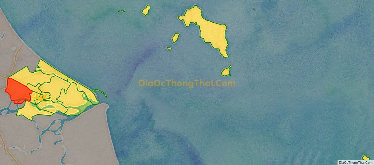 Bản đồ vị trí và địa giới hành chính Phường Thanh Hà, TP Hội An