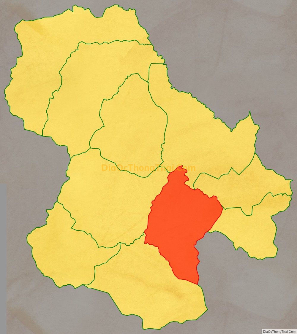 Bản đồ vị trí và địa giới hành chính Xã Trà Don, huyện Nam Trà My