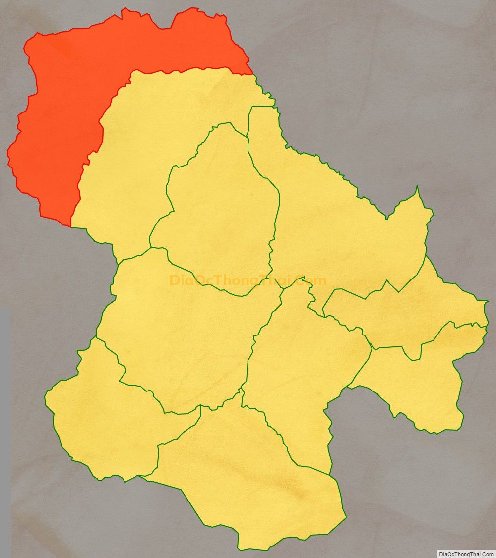 Bản đồ vị trí và địa giới hành chính Xã Trà Leng, huyện Nam Trà My