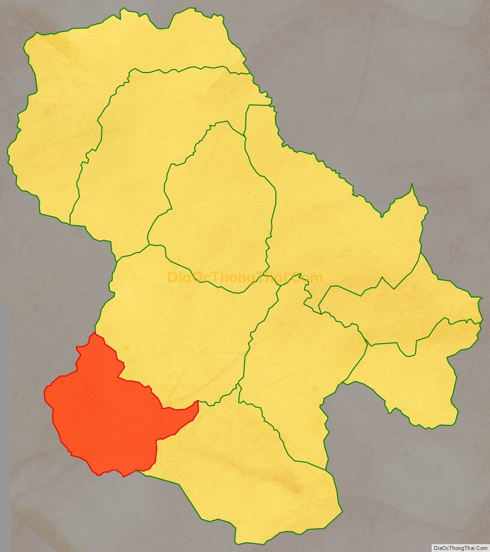 Bản đồ vị trí và địa giới hành chính Xã Trà Linh, huyện Nam Trà My