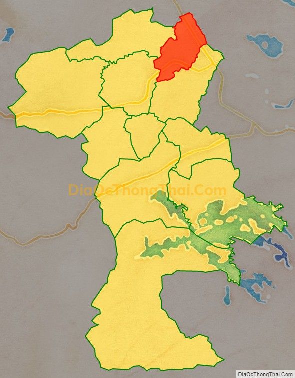 Bản đồ vị trí và địa giới hành chính Xã Tam An, huyện Phú Ninh