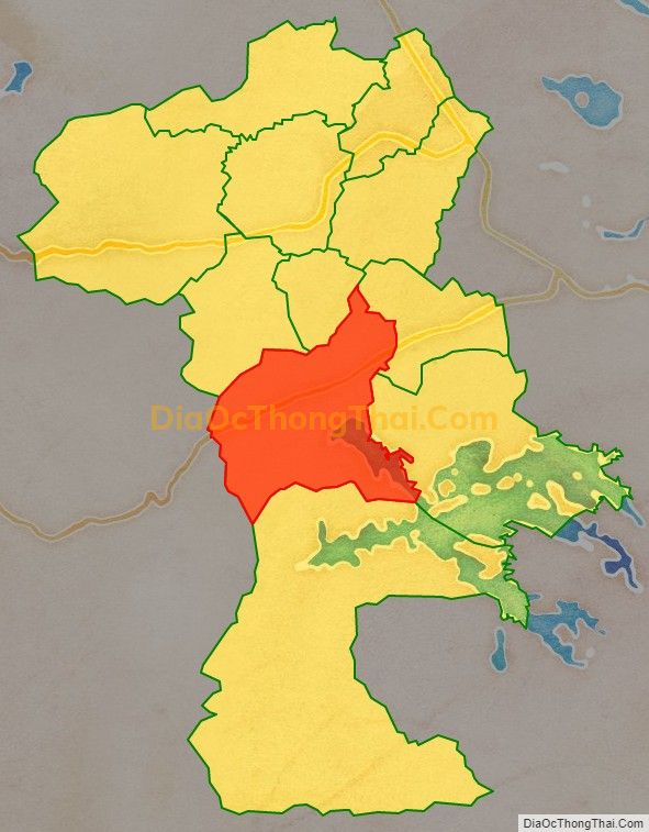 Bản đồ vị trí và địa giới hành chính Xã Tam Dân, huyện Phú Ninh