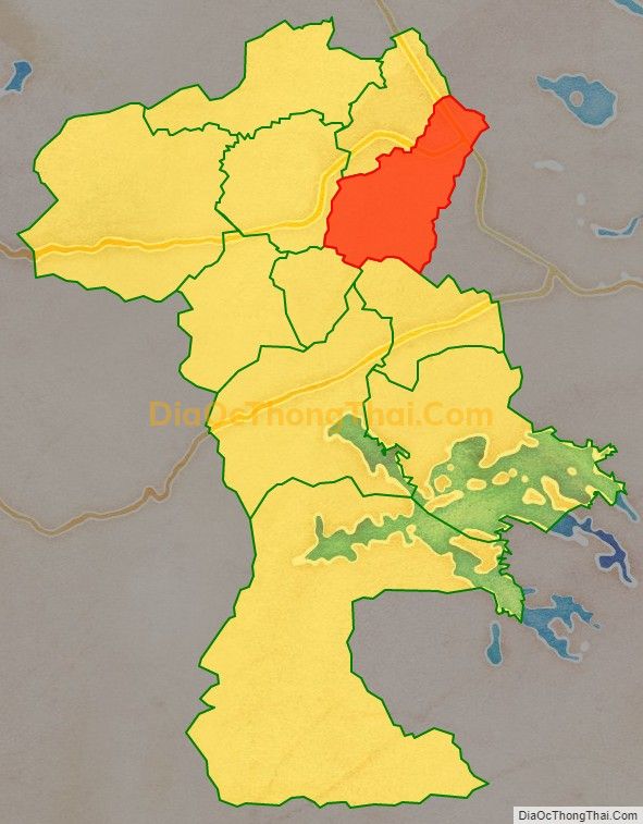Bản đồ vị trí và địa giới hành chính Xã Tam Đàn, huyện Phú Ninh