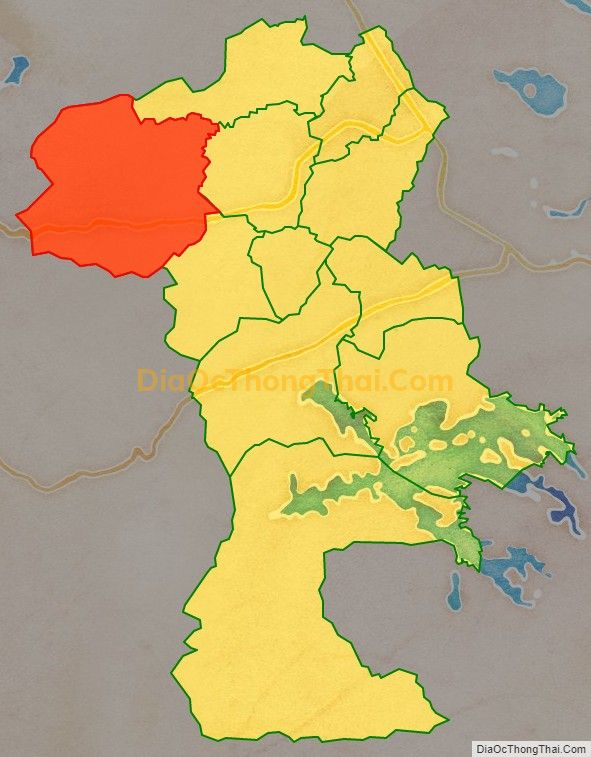 Bản đồ vị trí và địa giới hành chính Xã Tam Lộc, huyện Phú Ninh