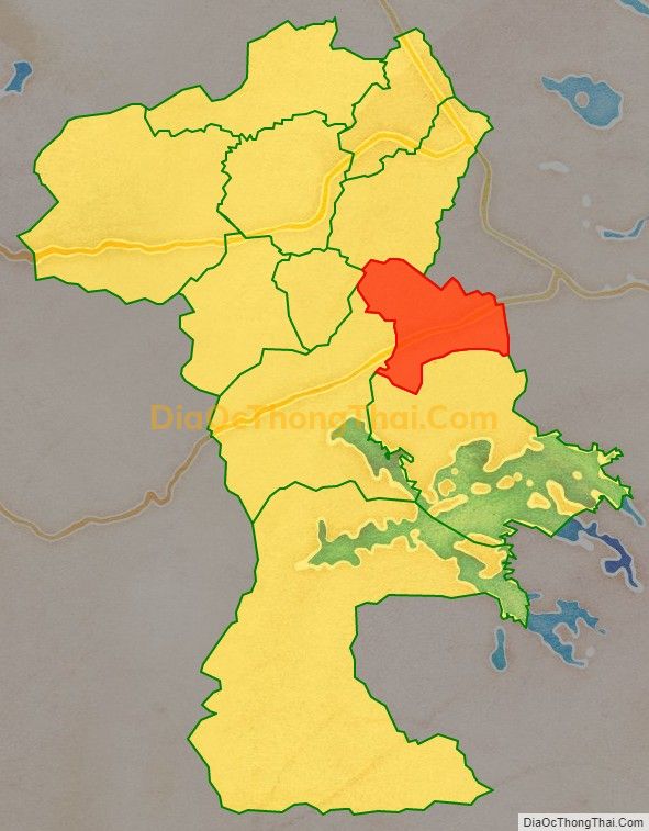 Bản đồ vị trí và địa giới hành chính Xã Tam Thái, huyện Phú Ninh