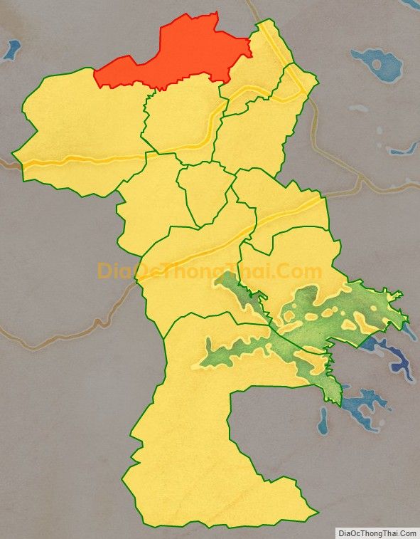 Bản đồ vị trí và địa giới hành chính Xã Tam Thành, huyện Phú Ninh
