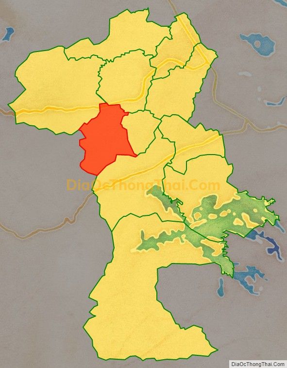 Bản đồ vị trí và địa giới hành chính Xã Tam Vinh, huyện Phú Ninh