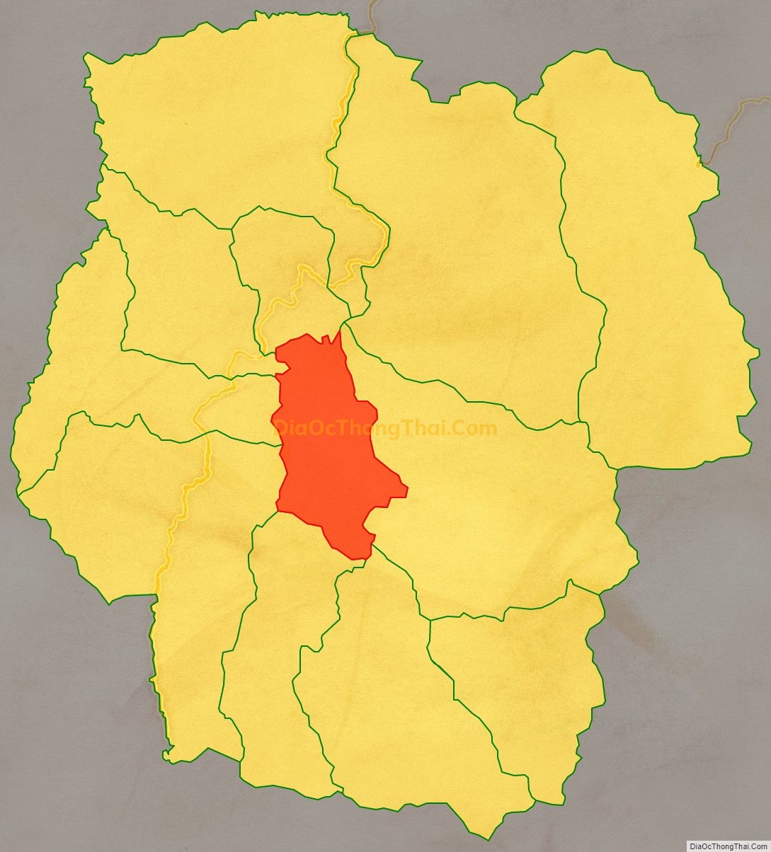 Bản đồ vị trí và địa giới hành chính Xã Phước Chánh, huyện Phước Sơn