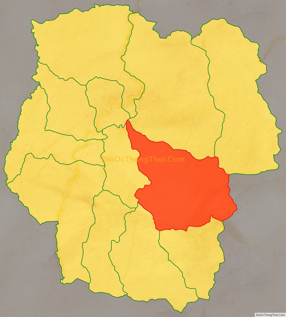 Bản đồ vị trí và địa giới hành chính Xã Phước Kim, huyện Phước Sơn