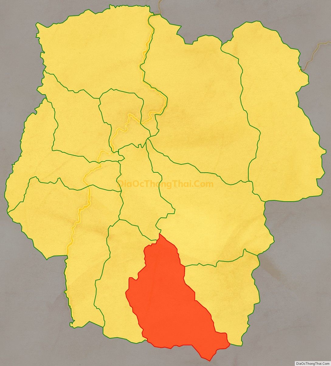 Bản đồ vị trí và địa giới hành chính Xã Phước Lộc, huyện Phước Sơn