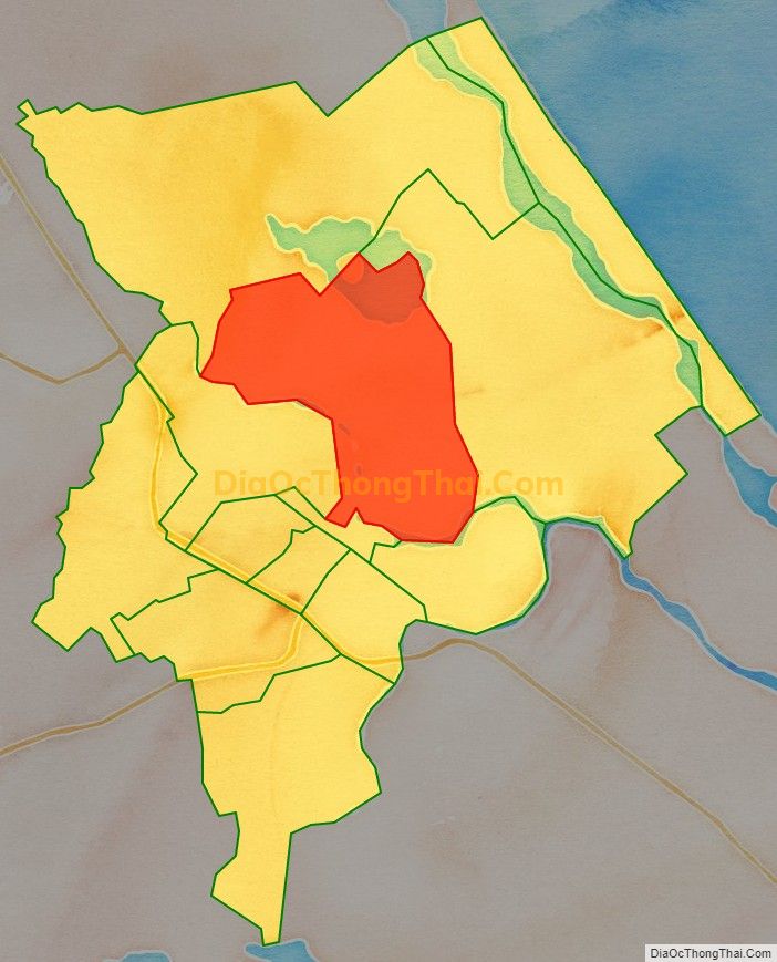 Bản đồ vị trí và địa giới hành chính Phường An Phú, thành phố Tam Kỳ