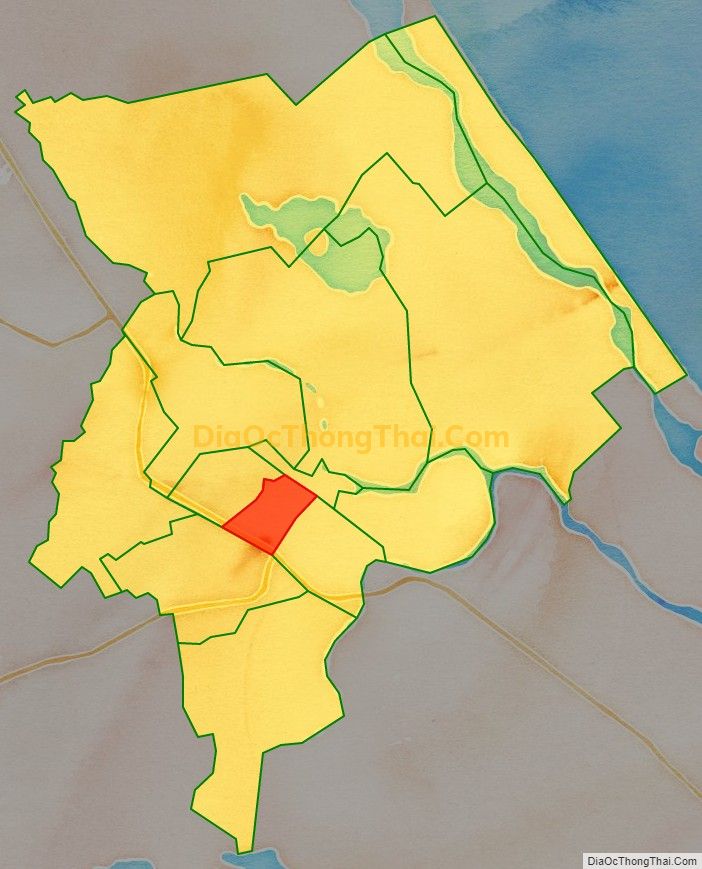 Bản đồ vị trí và địa giới hành chính Phường An Xuân, thành phố Tam Kỳ