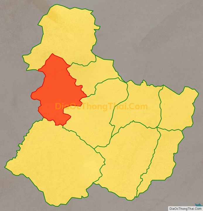 Bản đồ vị trí và địa giới hành chính Xã Trà Khê (cũ), huyện Tây Trà