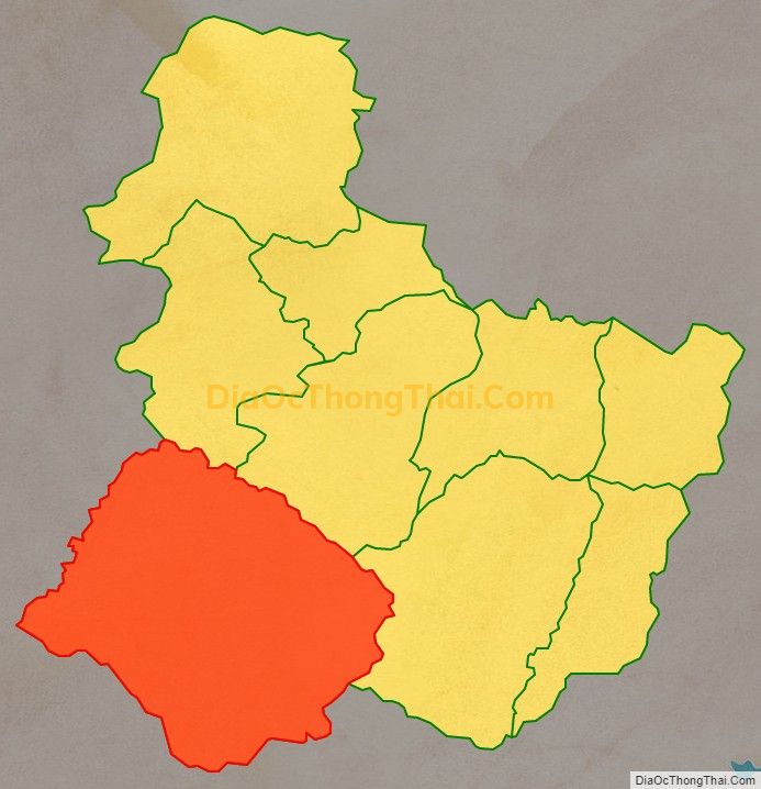 Bản đồ vị trí và địa giới hành chính Xã Trà Xinh, huyện Trà Bồng