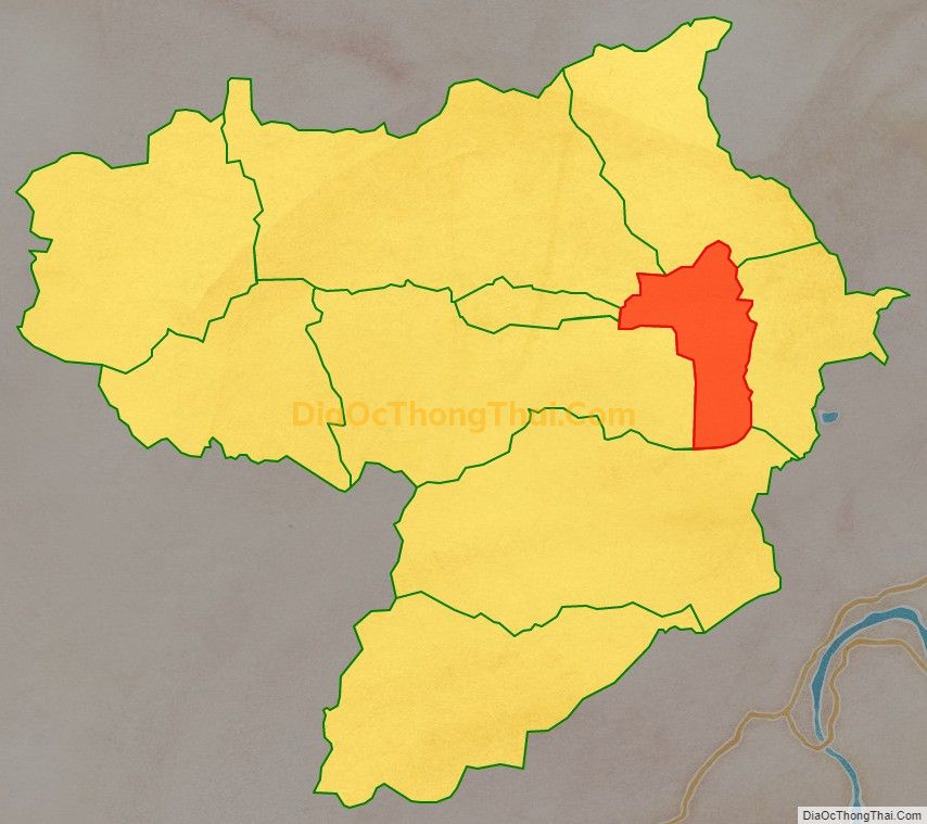 Bản đồ vị trí và địa giới hành chính Xã Trà Phú, huyện Trà Bồng