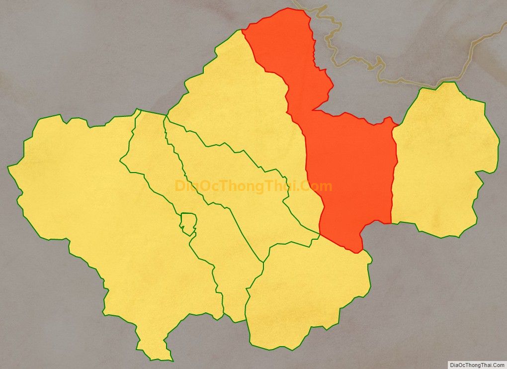 Bản đồ vị trí và địa giới hành chính Xã Hoành Mô, huyện Bình Liêu