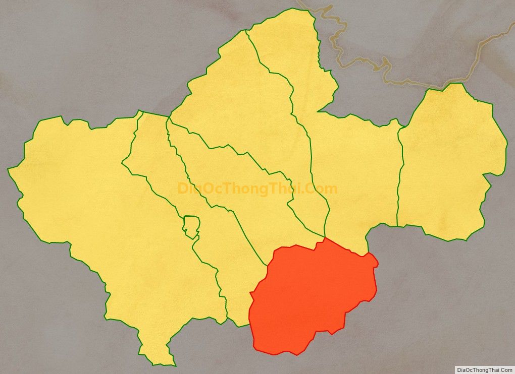 Bản đồ vị trí và địa giới hành chính Xã Húc Động, huyện Bình Liêu