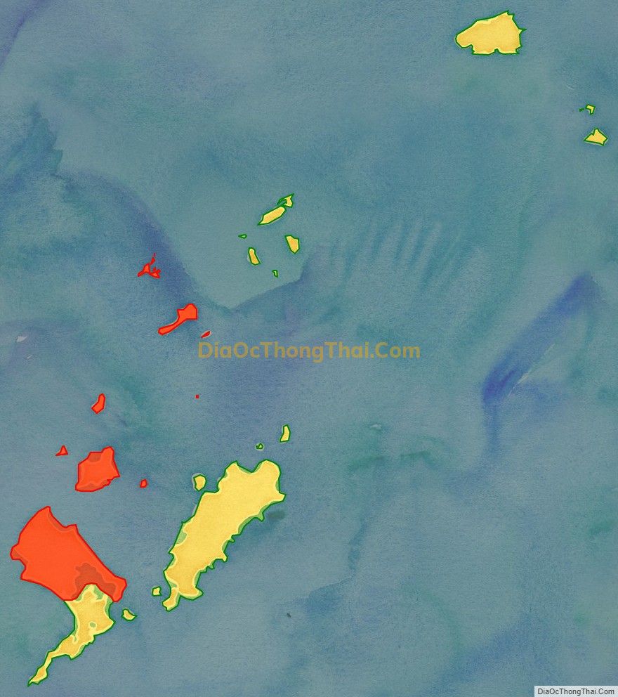 Bản đồ vị trí và địa giới hành chính Xã Đồng Tiến, huyện Cô Tô