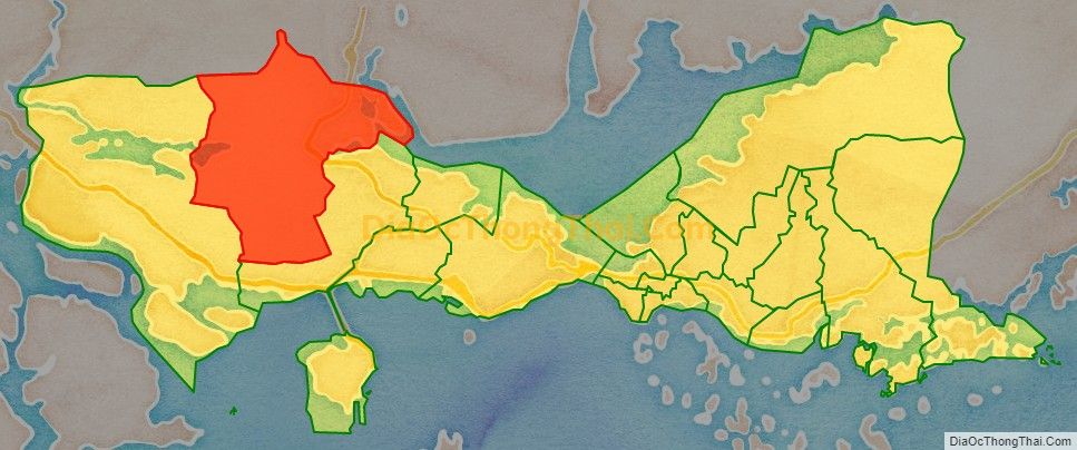 Bản đồ vị trí và địa giới hành chính Phường Việt Hưng, TP Hạ Long