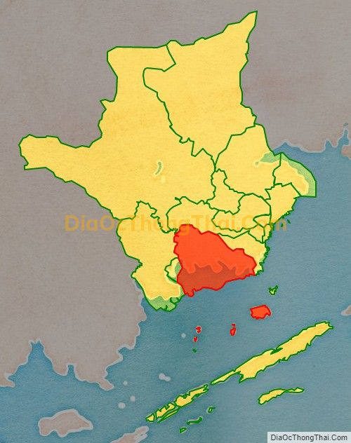 Bản đồ vị trí và địa giới hành chính Xã Quảng Phong, huyện Hải Hà