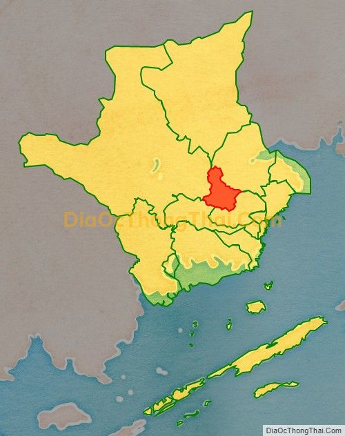 Bản đồ vị trí và địa giới hành chính Xã Quảng Thịnh, huyện Hải Hà
