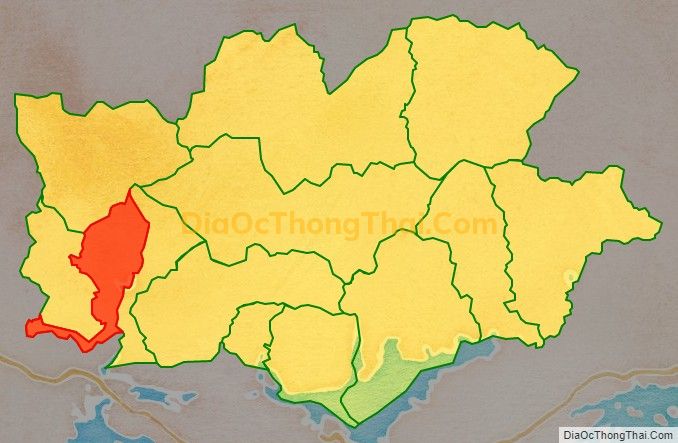 Bản đồ vị trí và địa giới hành chính Xã Quảng La, TP Hạ Long