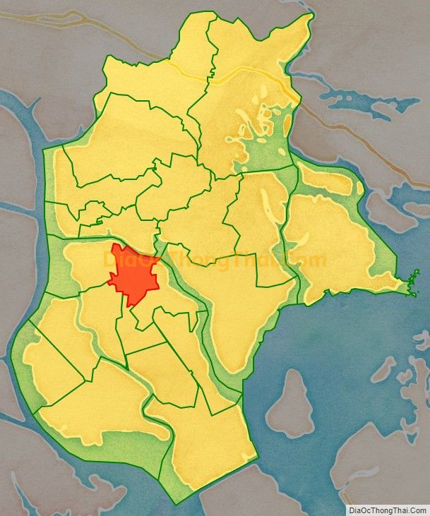 Bản đồ vị trí và địa giới hành chính Xã Cẩm La, thị xã Quảng Yên