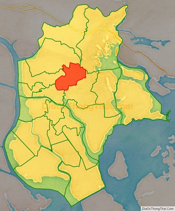 Bản đồ vị trí và địa giới hành chính Phường Cộng Hòa, thị xã Quảng Yên