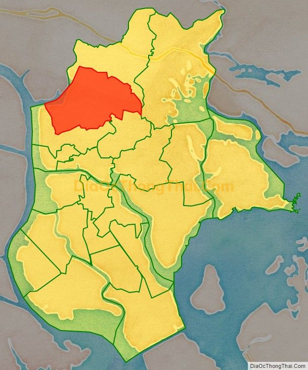 Bản đồ vị trí và địa giới hành chính Xã Sông Khoai, thị xã Quảng Yên
