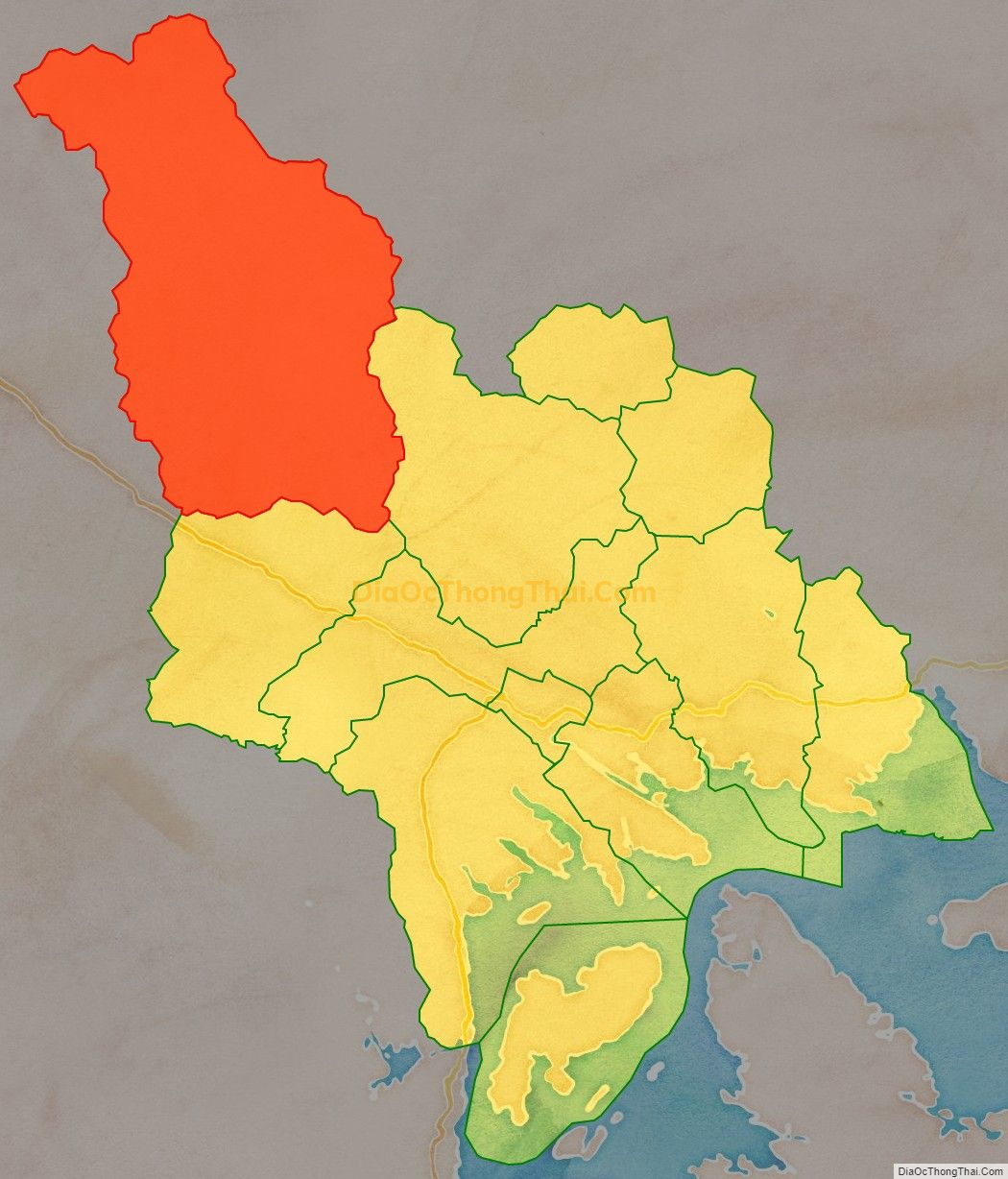 Bản đồ vị trí và địa giới hành chính Xã Hà Lâu, huyện Tiên Yên