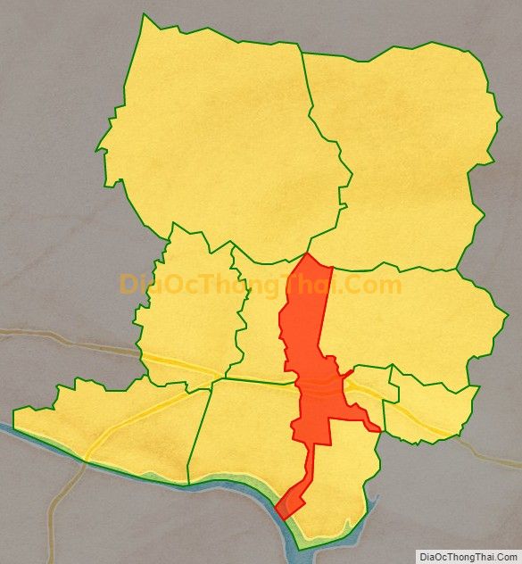 Bản đồ vị trí và địa giới hành chính Phường Quang Trung, TP Uông Bí