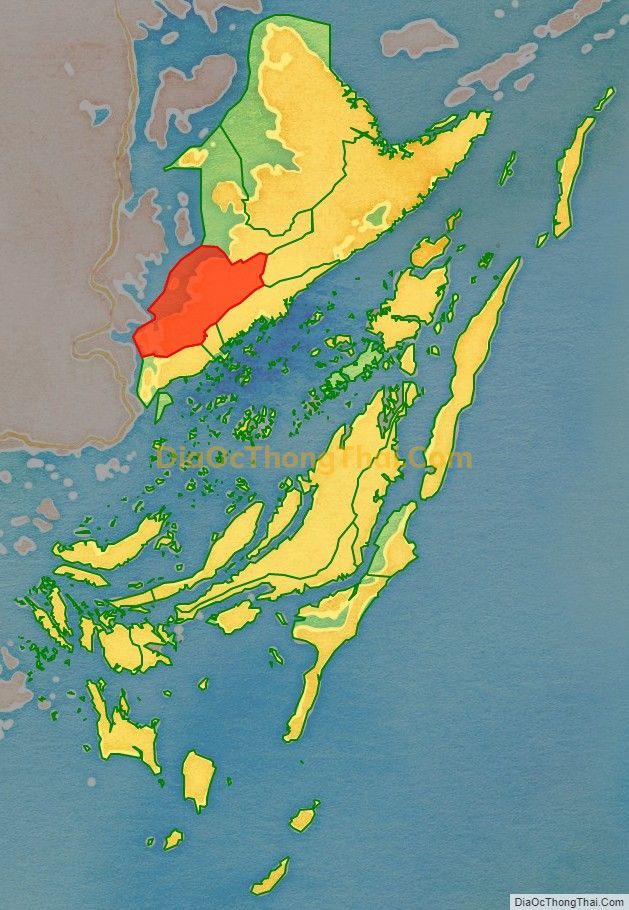 Bản đồ vị trí và địa giới hành chính Xã Ðoàn Kết, huyện Vân Đồn