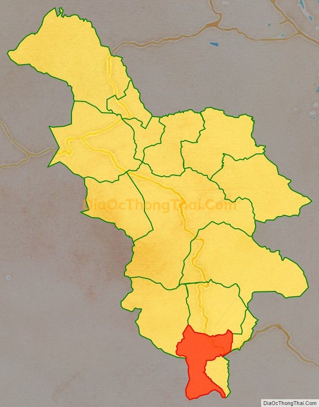 Bản đồ vị trí và địa giới hành chính Xã A Ngo, huyện Đakrông