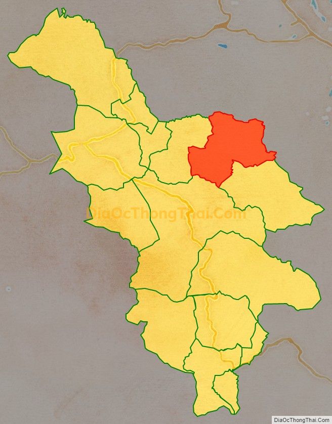 Bản đồ vị trí và địa giới hành chính Xã Ba Lòng, huyện Đakrông