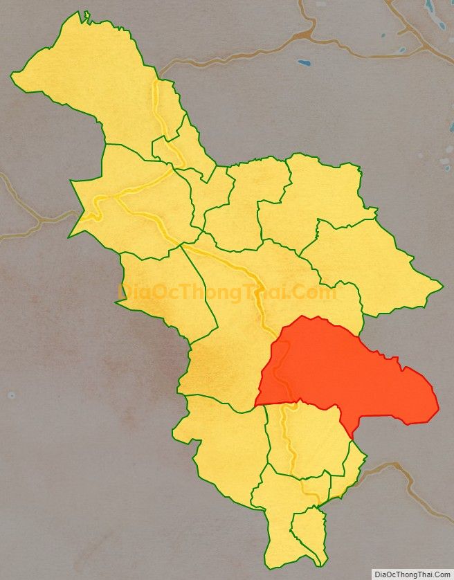 Bản đồ vị trí và địa giới hành chính Xã Húc Nghì, huyện Đakrông