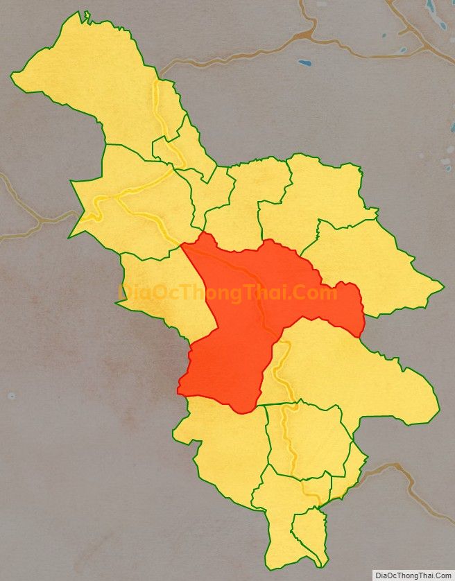 Bản đồ vị trí và địa giới hành chính Xã Tà Long, huyện Đakrông