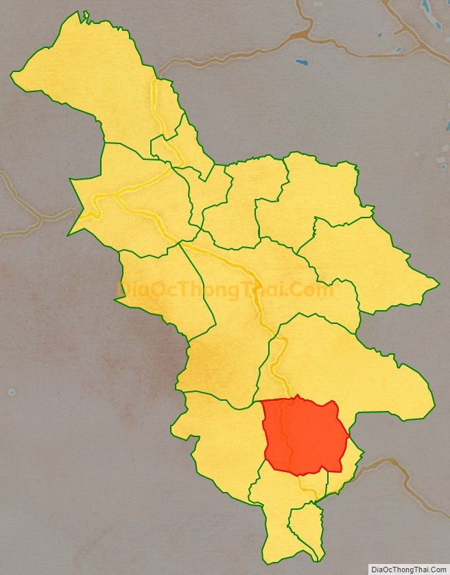 Bản đồ vị trí và địa giới hành chính Xã Tà Rụt, huyện Đakrông