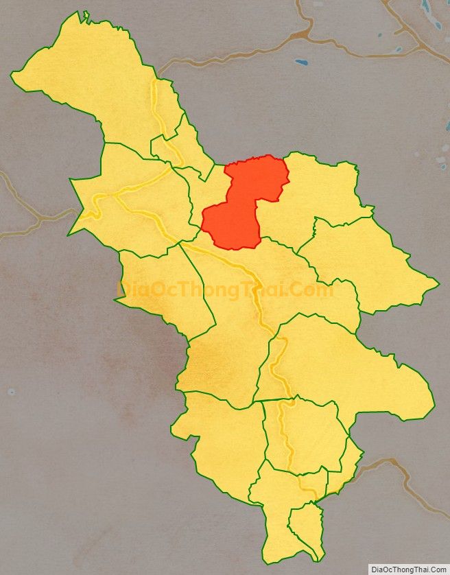 Bản đồ vị trí và địa giới hành chính Xã Triệu Nguyên, huyện Đakrông