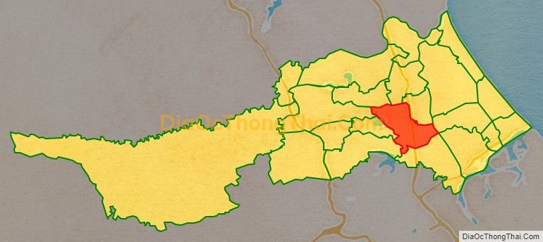 Bản đồ vị trí và địa giới hành chính Xã Gio Châu, huyện Gio Linh