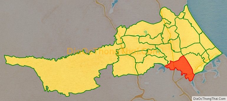 Bản đồ vị trí và địa giới hành chính Xã Gio Quang, huyện Gio Linh