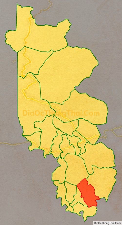 Bản đồ vị trí và địa giới hành chính Xã A Dơi, huyện Hướng Hóa