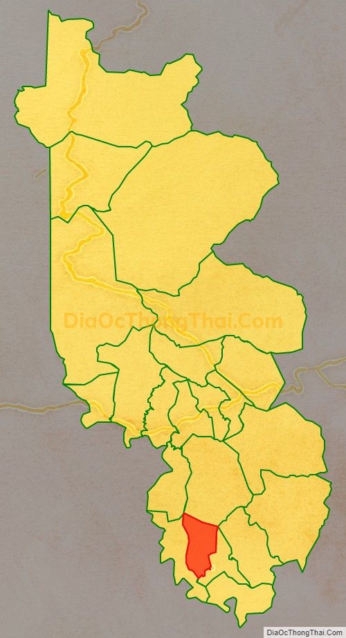 Bản đồ vị trí và địa giới hành chính Xã A Xing (cũ), huyện Hướng Hóa