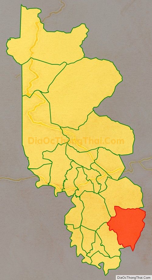 Bản đồ vị trí và địa giới hành chính Xã Ba Tầng, huyện Hướng Hóa