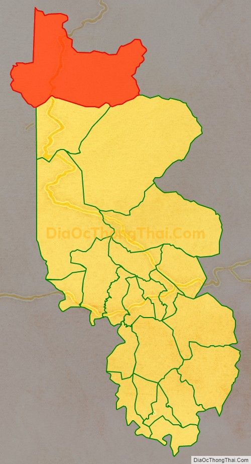 Bản đồ vị trí và địa giới hành chính Xã Hướng Lập, huyện Hướng Hóa