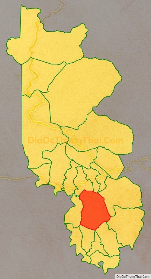 Bản đồ vị trí và địa giới hành chính Xã Hướng Lộc, huyện Hướng Hóa