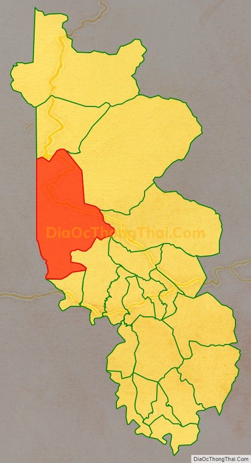 Bản đồ vị trí và địa giới hành chính Xã Hướng Phùng, huyện Hướng Hóa